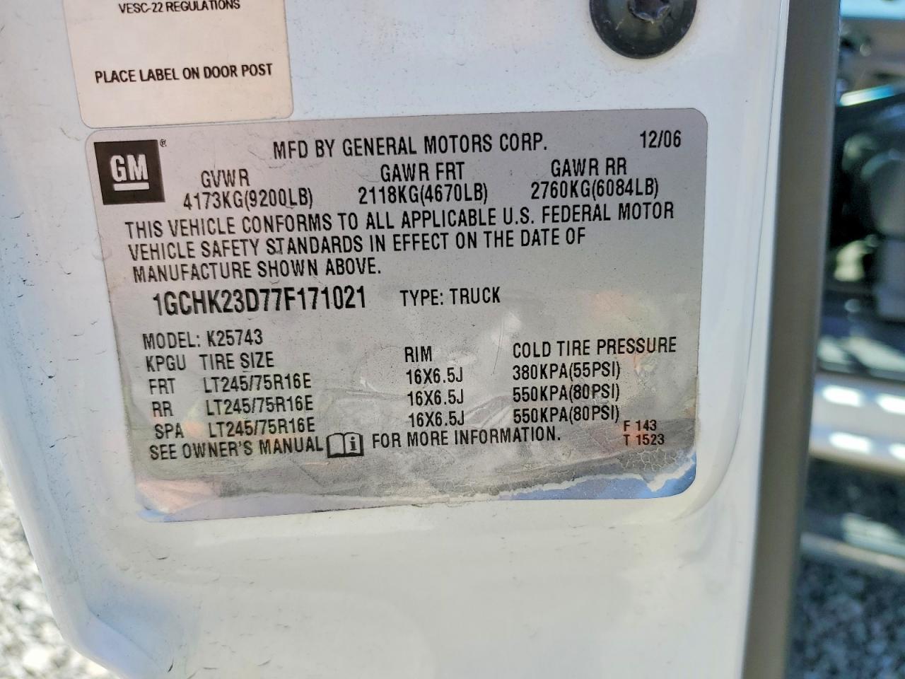 2007 CHEVROLET SILVERADO K2500 HEAVY DUTY photo 34