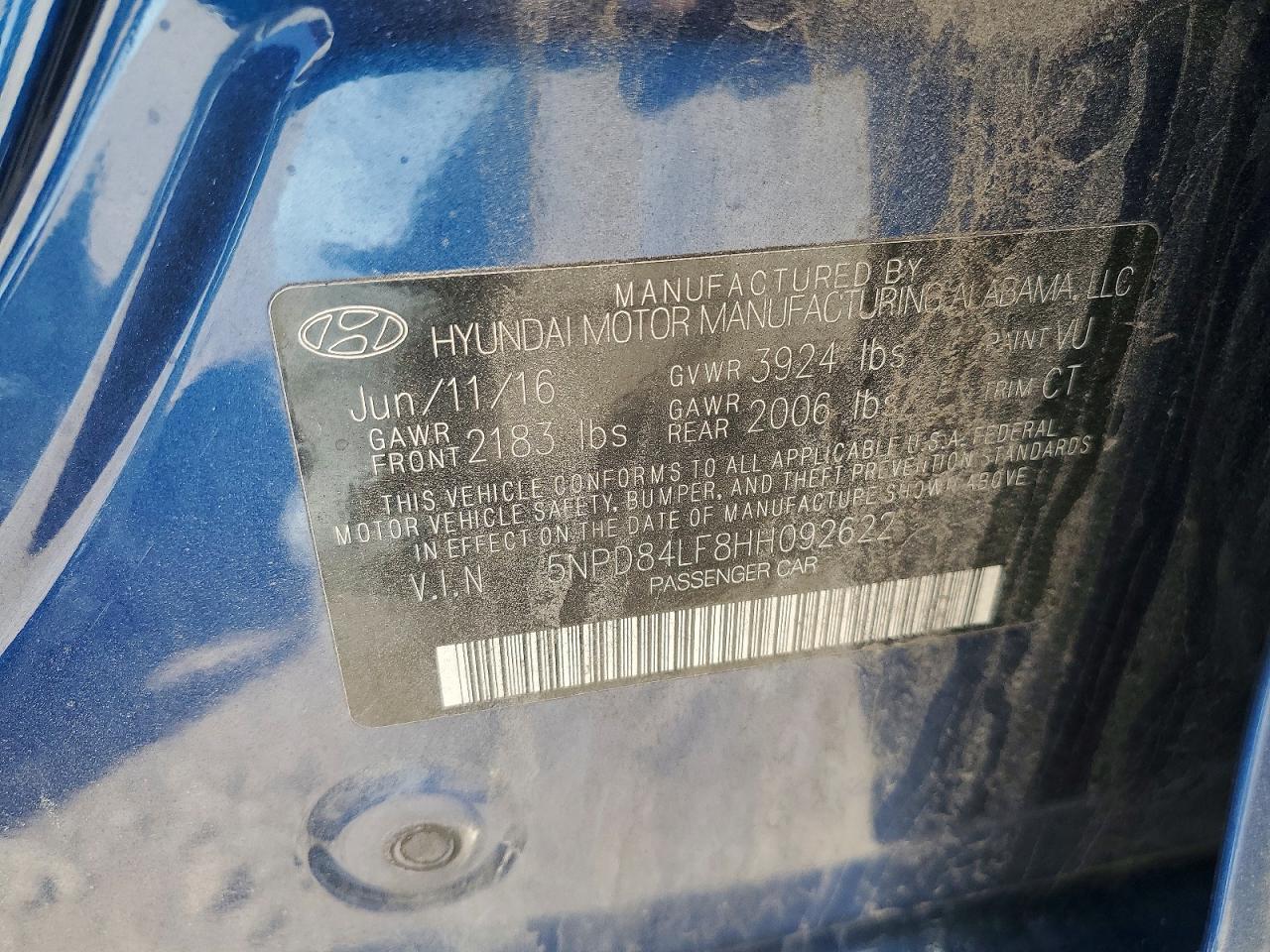 2017 HYUNDAI ELANTRA LIMITED photo 23