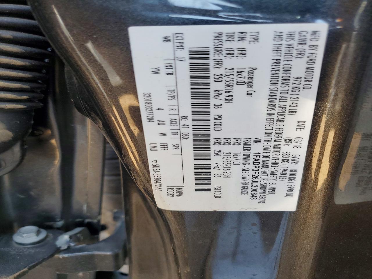 2018 FORD FOCUS SE photo 34