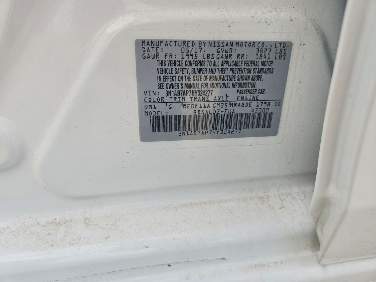 2017 NISSAN SENTRA SV photo 34