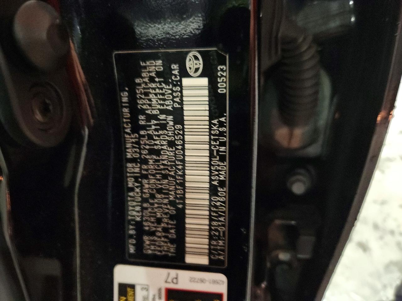 2015 TOYOTA CAMRY SE photo 23