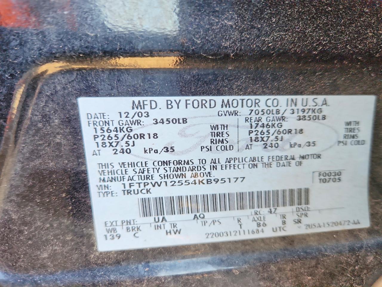 2004 FORD F150 SUPERCREW photo 23