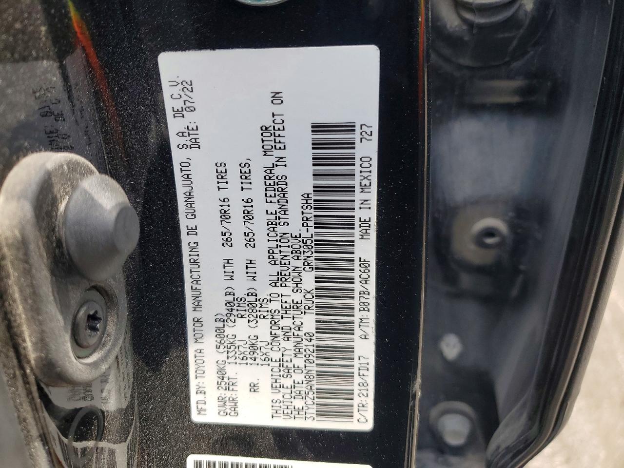 2022 TOYOTA TACOMA TRD OFF-ROAD photo 25
