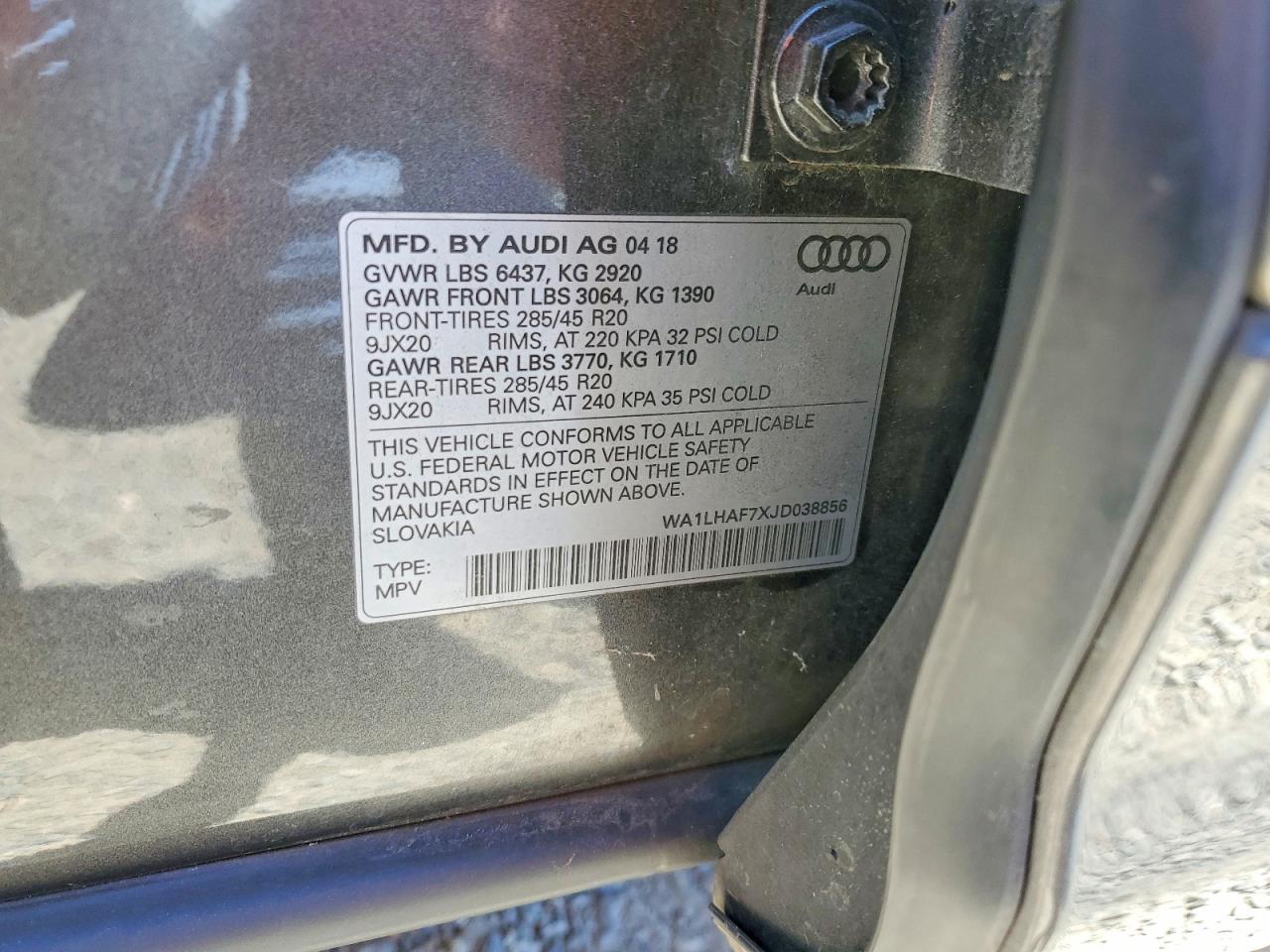 2018 AUDI Q7 PREMIUM PLUS photo 13