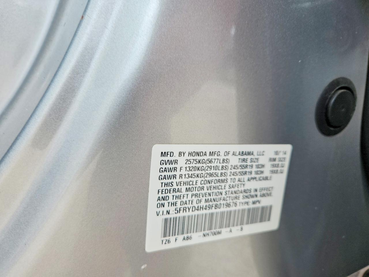 2015 ACURA MDX TECHNOLOGY photo 40