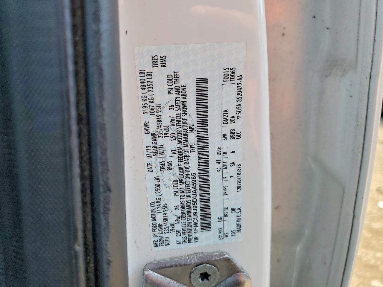 2013 FORD ESCAPE TITANIUM photo 23