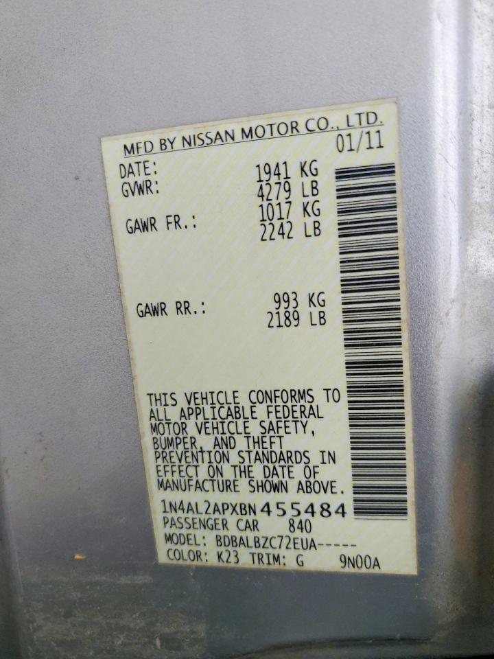 2011 NISSAN ALTIMA 2.5 photo 12