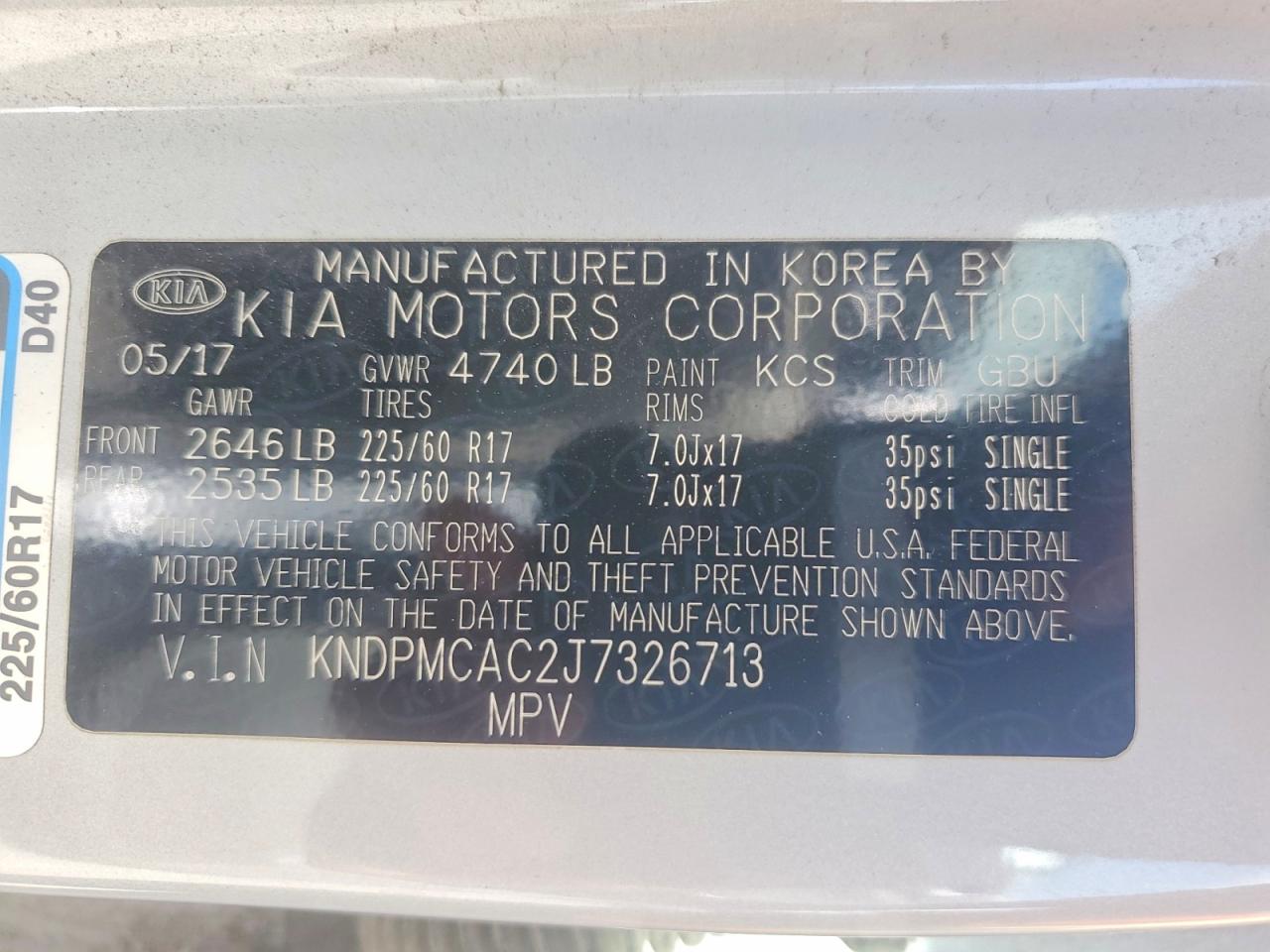 2018 KIA SPORTAGE LX photo 13