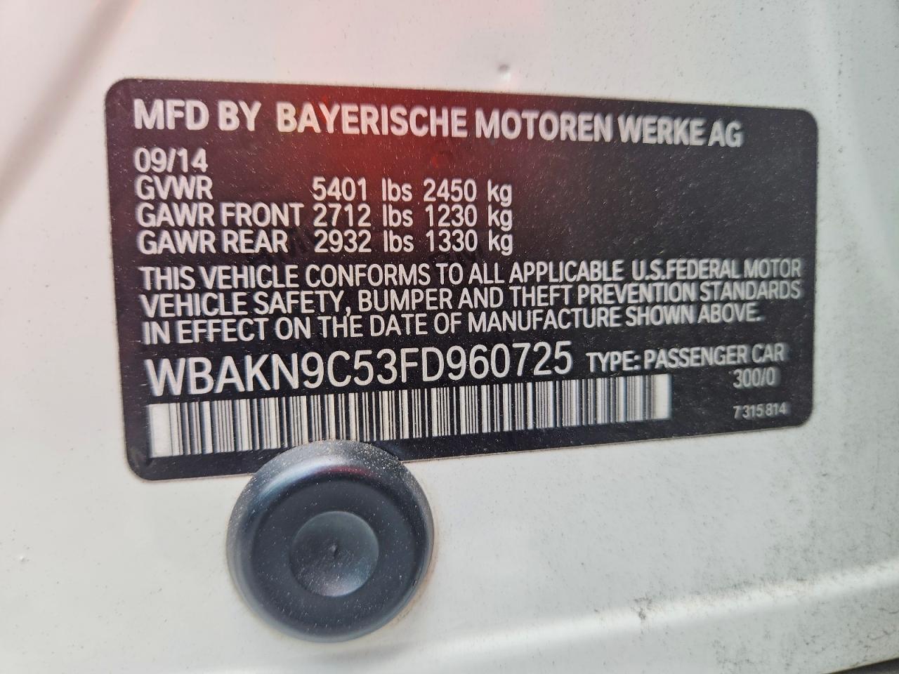 2015 BMW 550 I photo 23