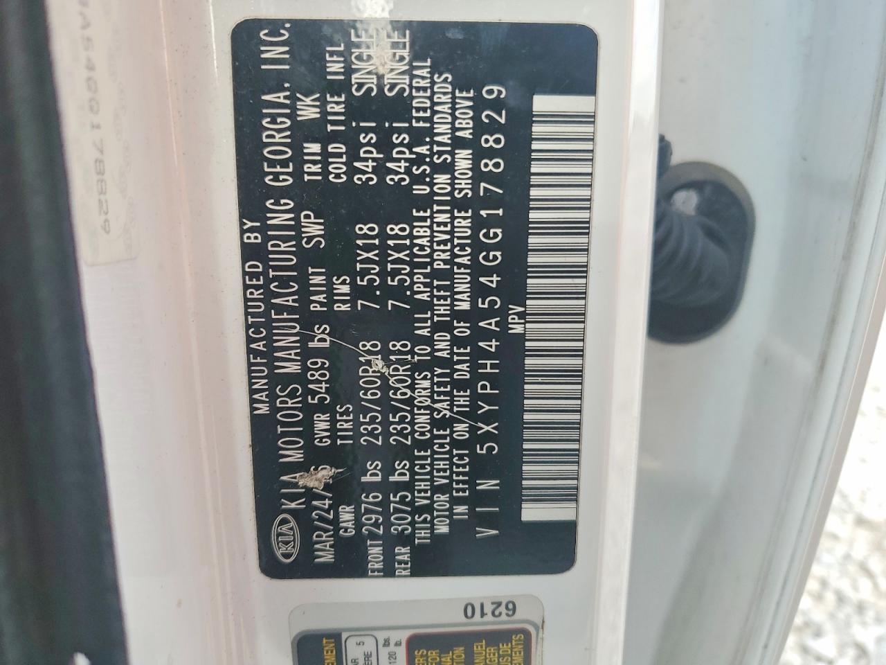 2016 KIA SORENTO EX photo 37