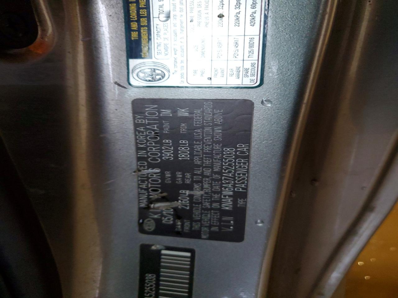 2010 KIA FORTE SX photo 34