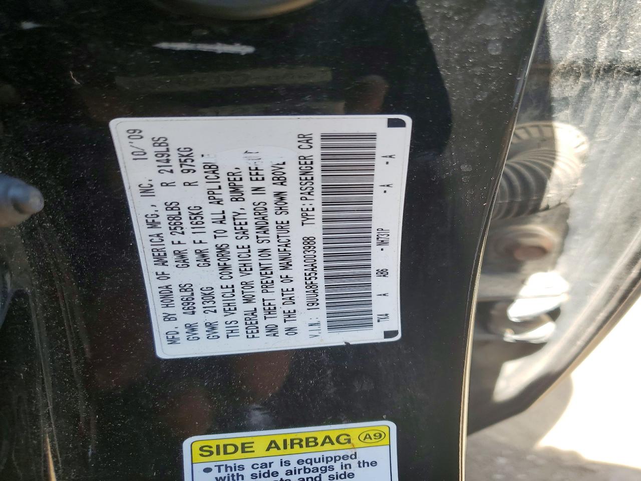 2010 ACURA TL photo 23
