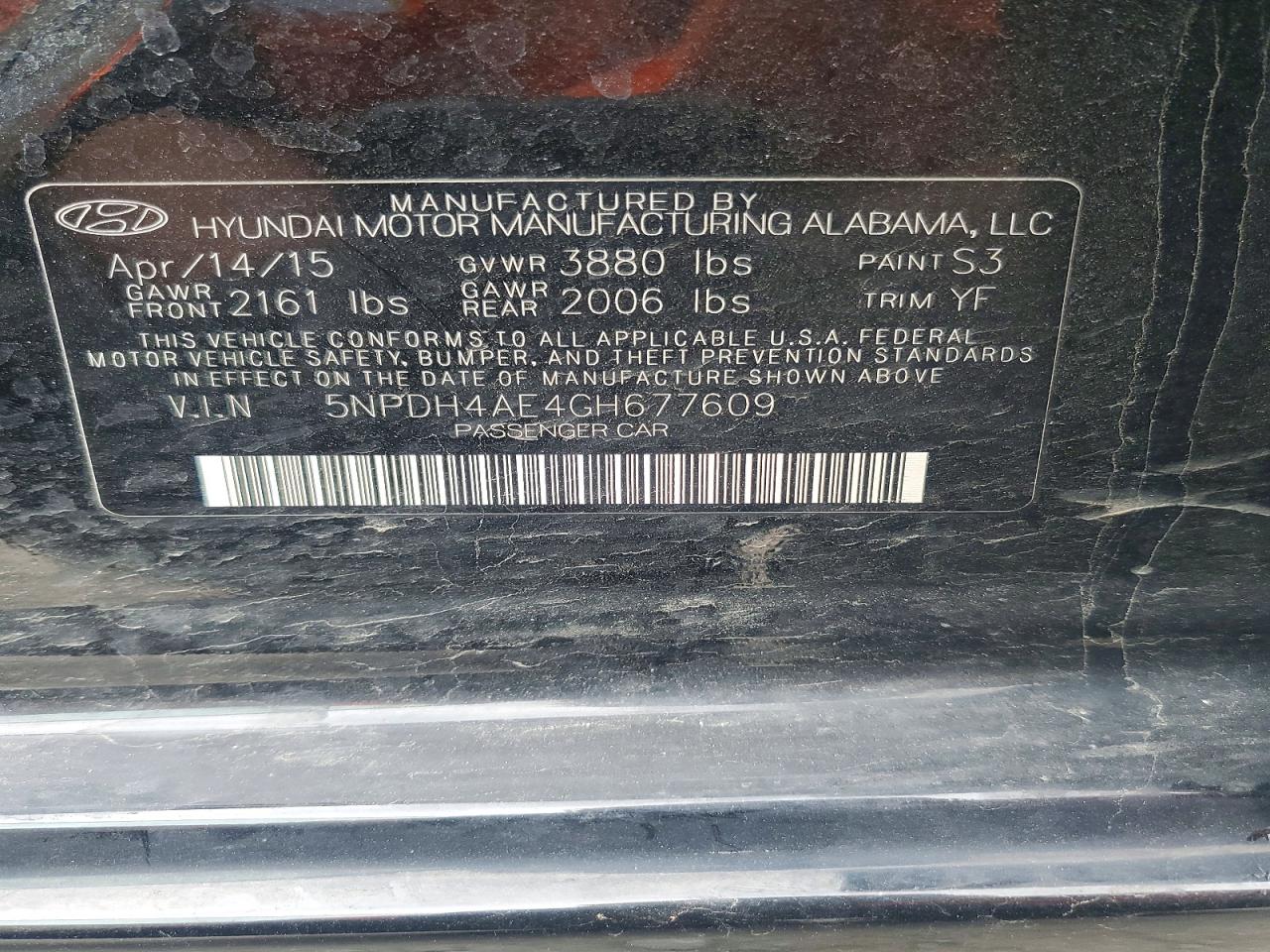 2016 HYUNDAI ELANTRA VALUE EDITION photo 12