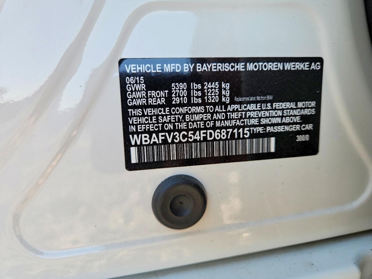 2015 BMW 535 D XDRIVE photo 23
