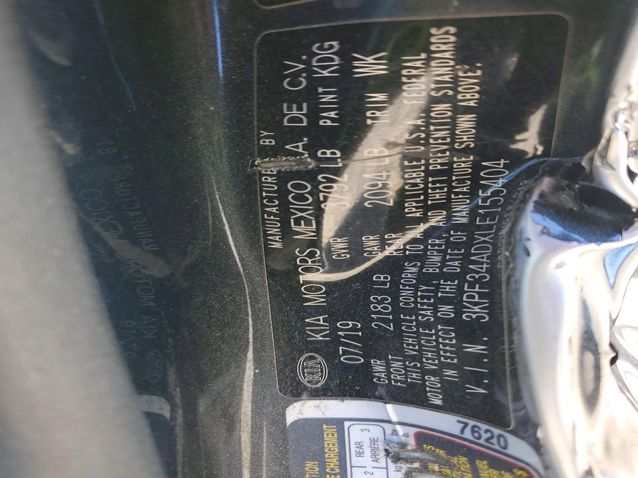 2020 KIA FORTE GT LINE photo 23