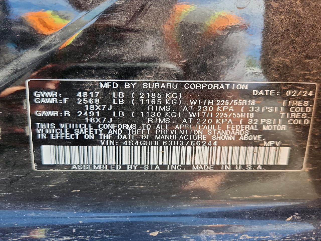 2024 SUBARU CROSSTREK SPORT photo 25