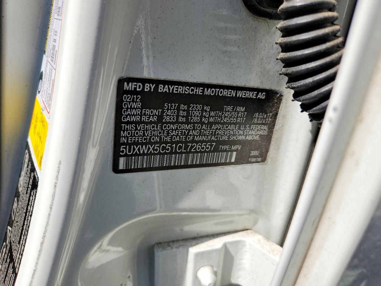 2012 BMW X3 XDRIVE28I photo 37