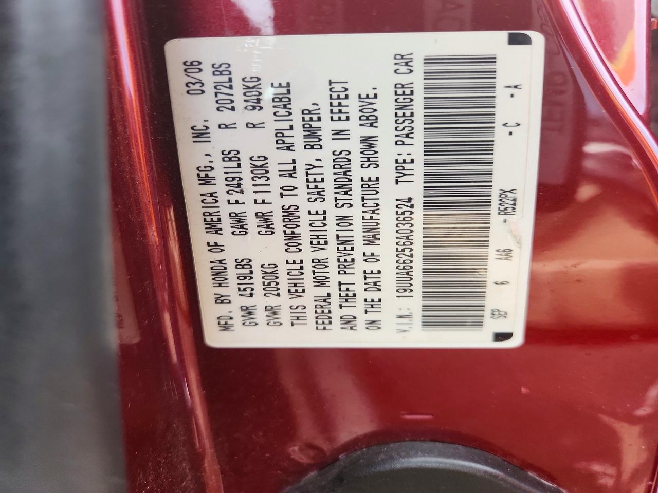 2006 ACURA 3.2TL photo 34