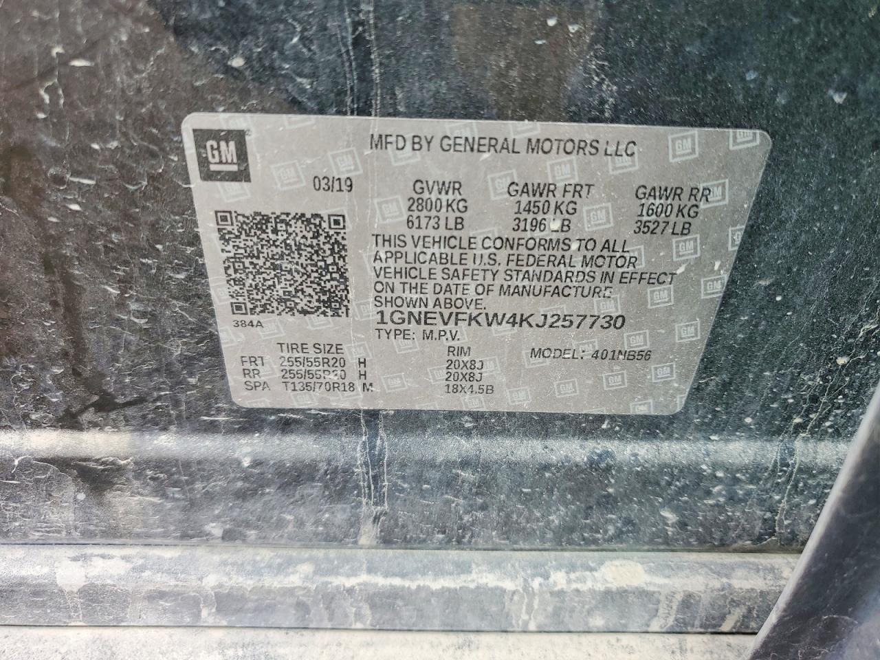 2019 CHEVROLET TRAVERSE LS photo 37
