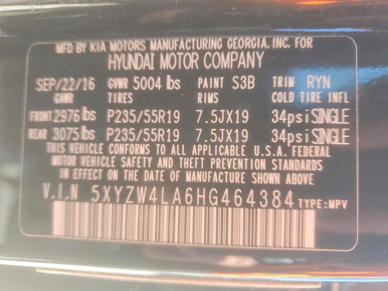 2017 HYUNDAI SANTA FE SPORT 2.0T ULTIMATE photo 27