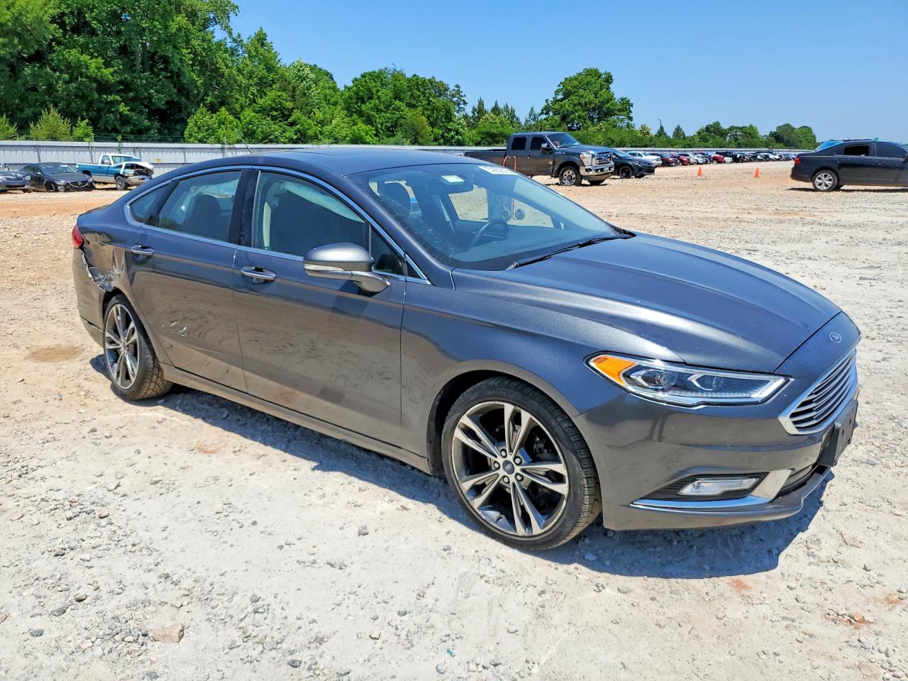2017 FORD FUSION TITANIUM photo 4