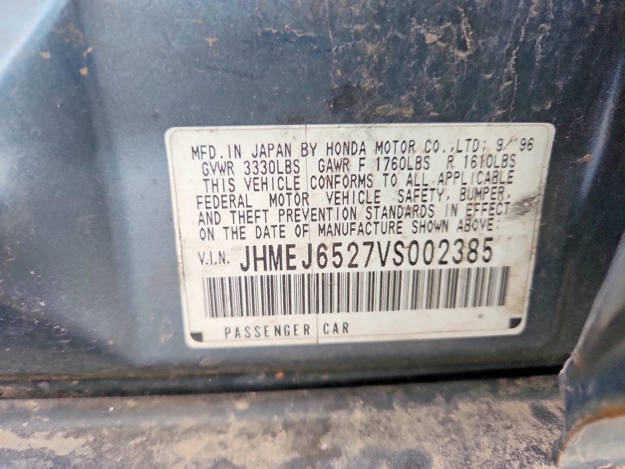 1997 HONDA CIVIC DX photo 37