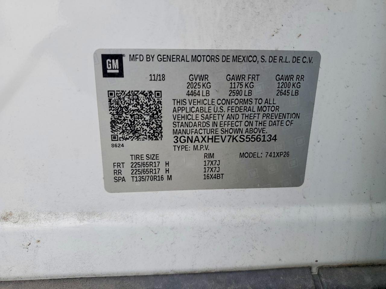 2019 CHEVROLET EQUINOX LS photo 25