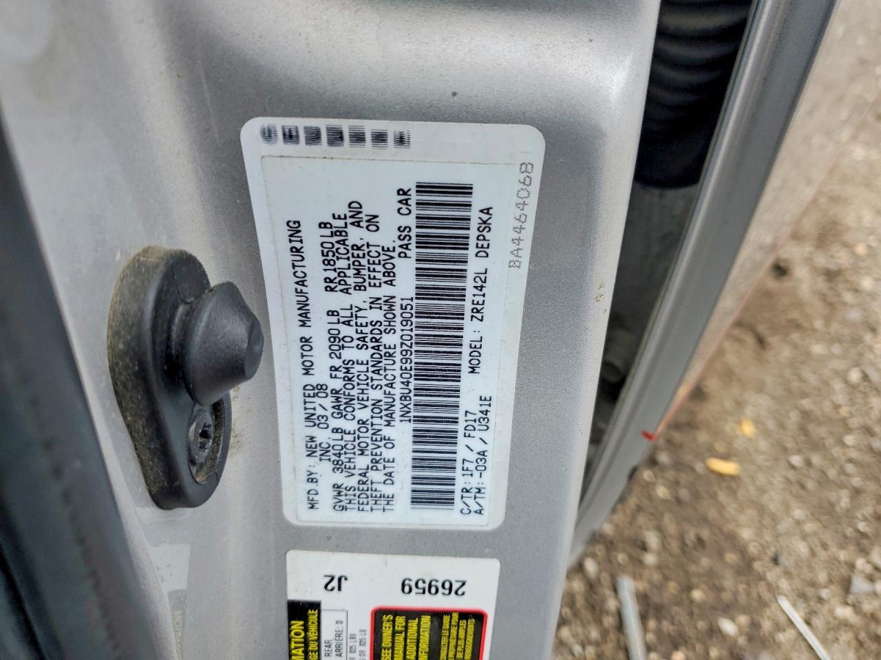 2009 TOYOTA COROLLA S photo 23