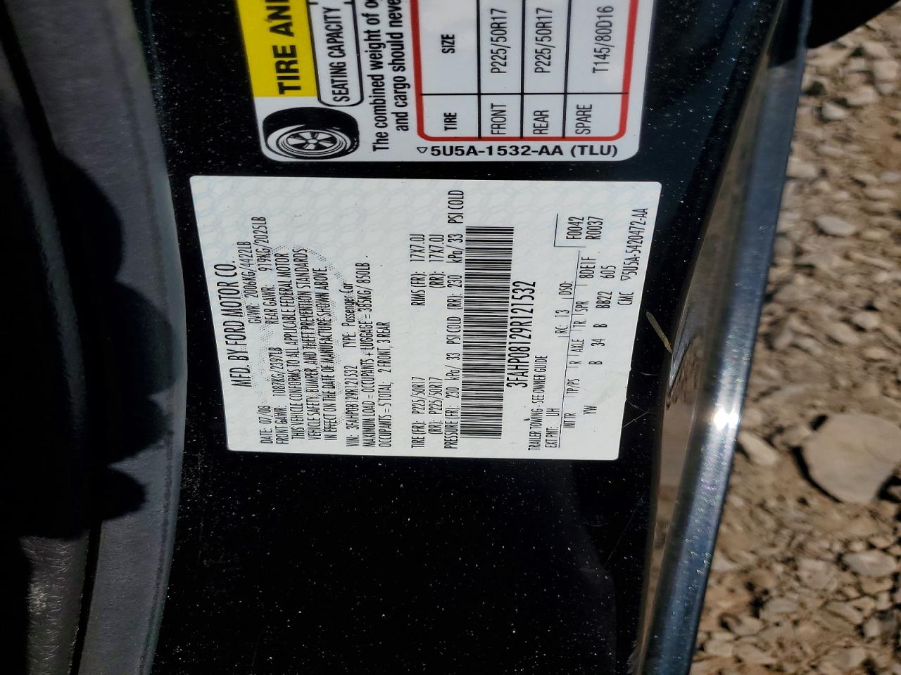 2009 FORD FUSION SEL photo 34