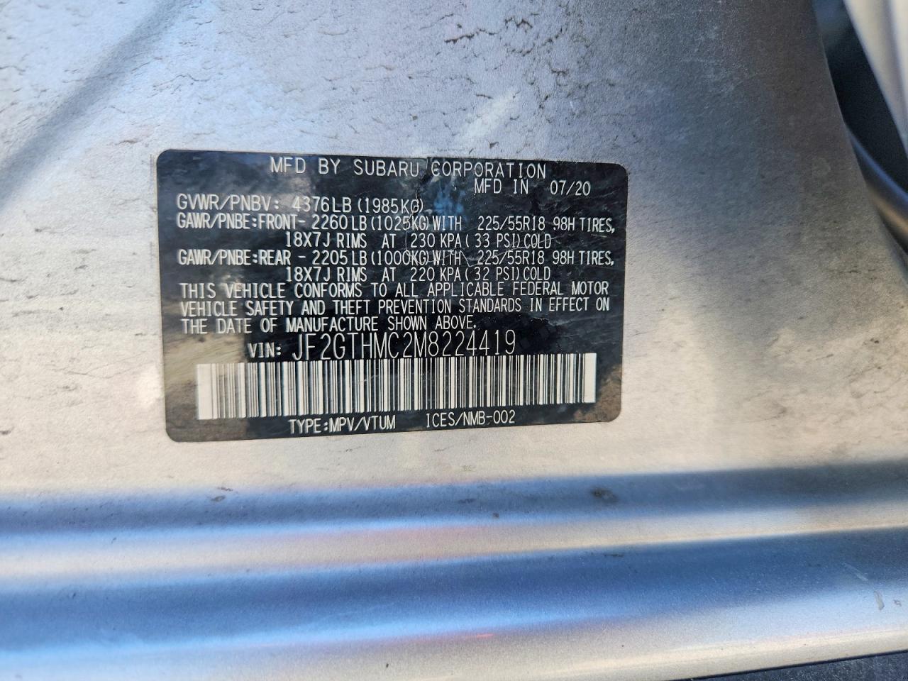 2021 SUBARU CROSSTREK LIMITED photo 34