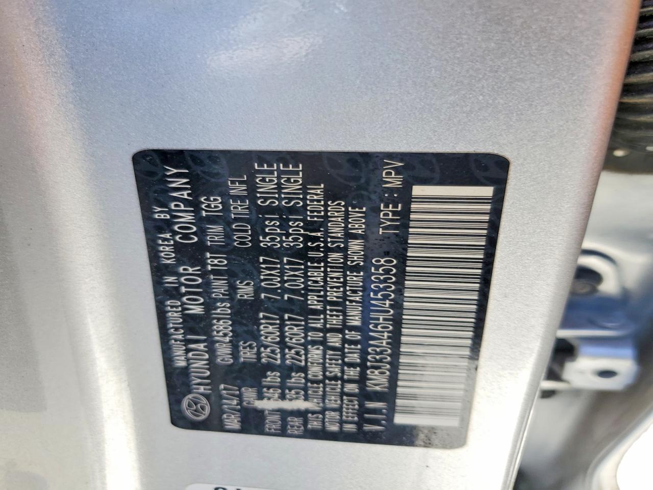 2017 HYUNDAI TUCSON SE photo 34