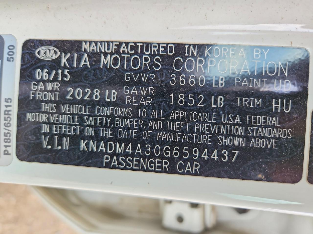 2016 KIA RIO LX photo 34