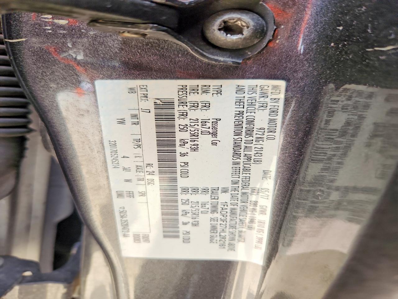 2017 FORD FOCUS SE photo 23