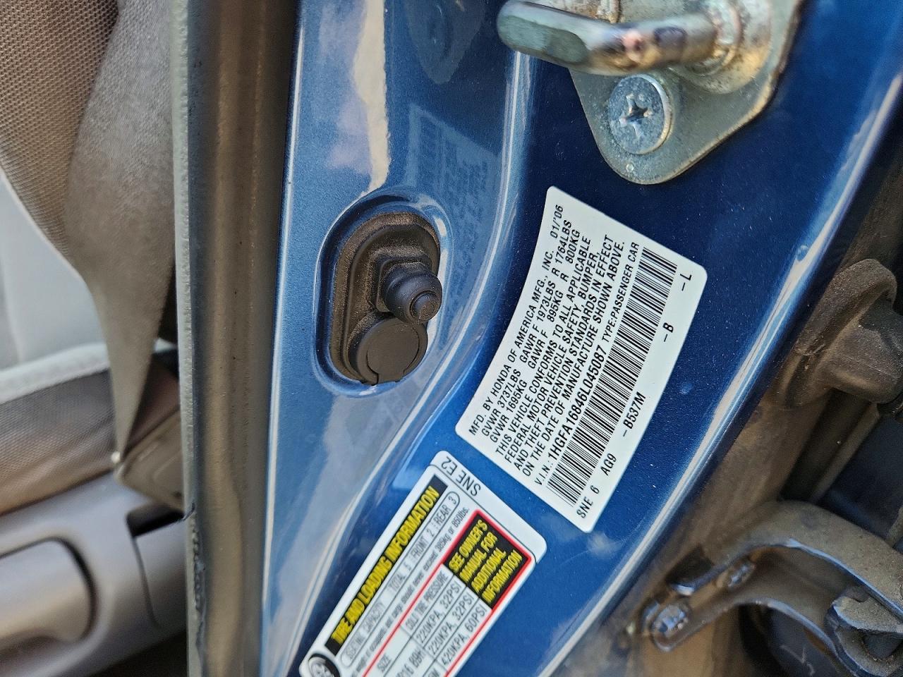 2006 HONDA CIVIC EX photo 12