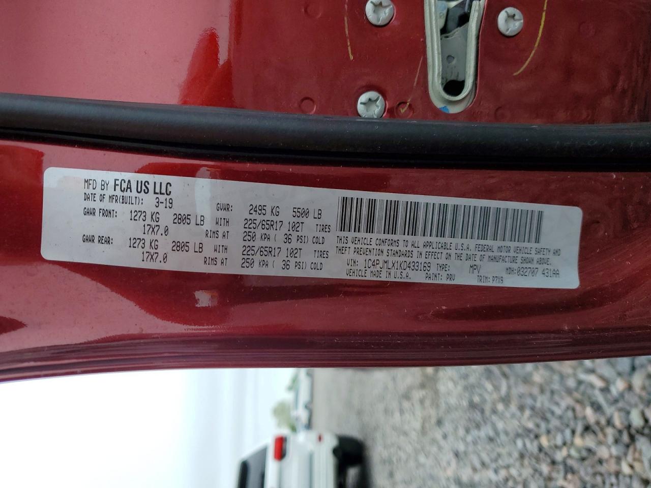 2019 JEEP CHEROKEE LATITUDE PLUS photo 25