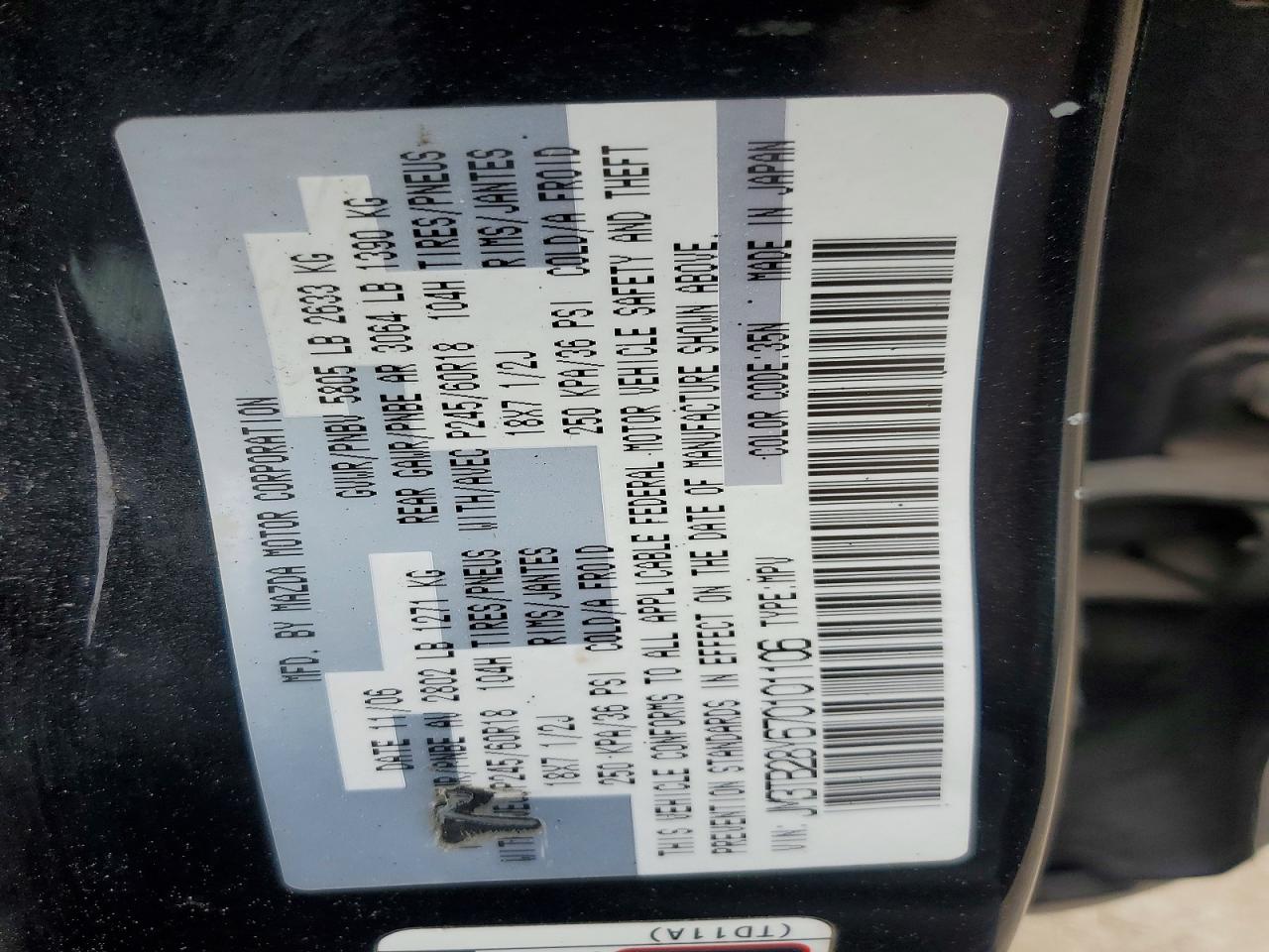 2007 MAZDA CX-9 photo 25