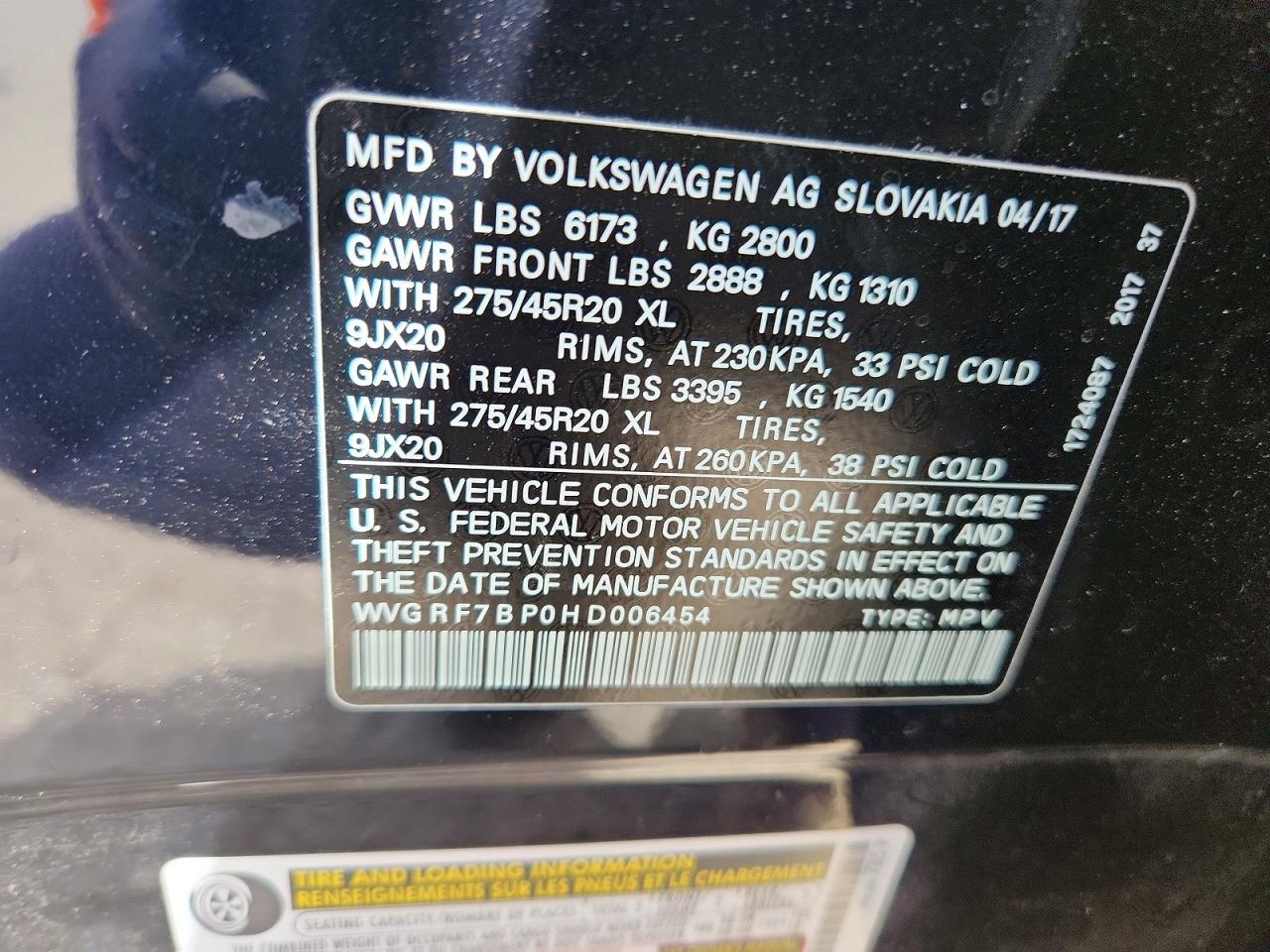 2017 VOLKSWAGEN TOUAREG WOLFSBURG photo 27