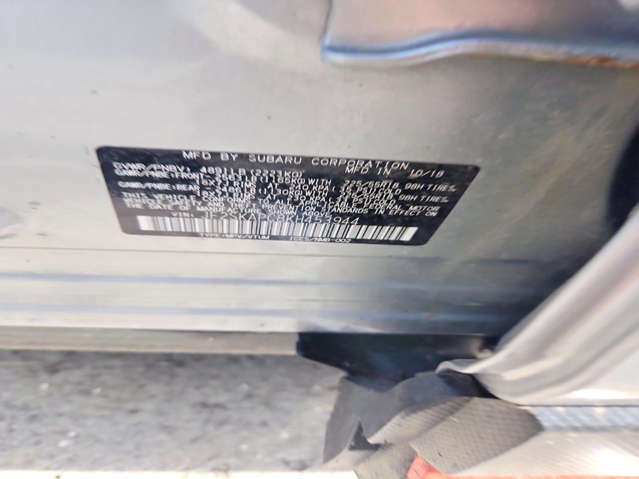 2019 SUBARU FORESTER SPORT photo 40