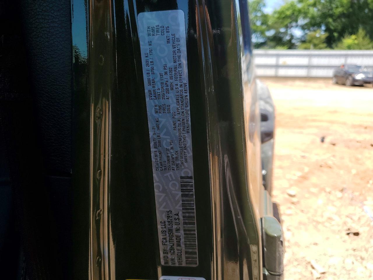 2021 JEEP GLADIATOR OVERLAND photo 12