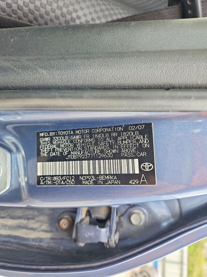 2007 TOYOTA YARIS BASE photo 23
