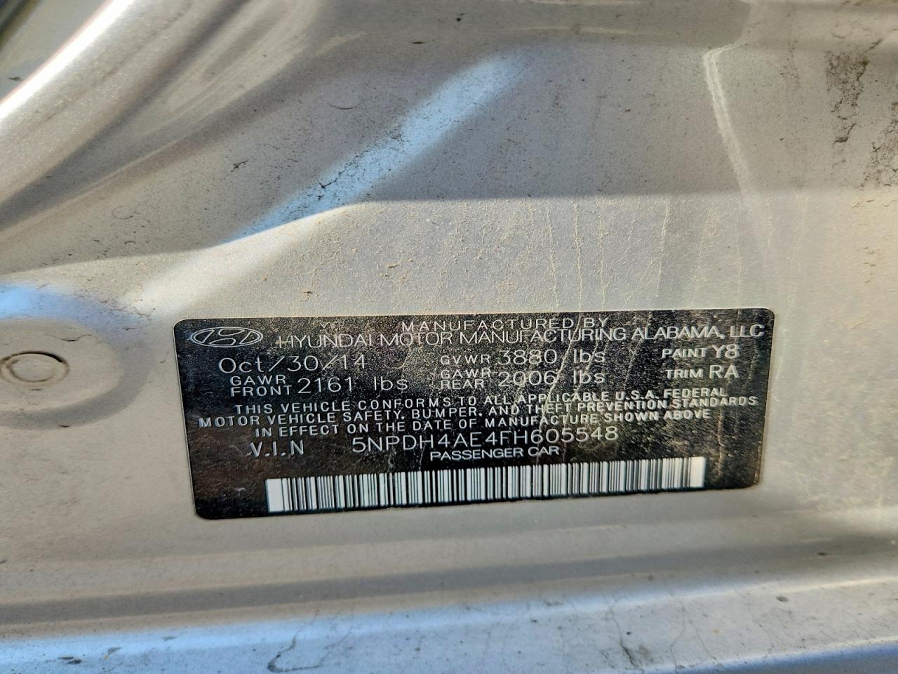 2015 HYUNDAI ELANTRA SE photo 23