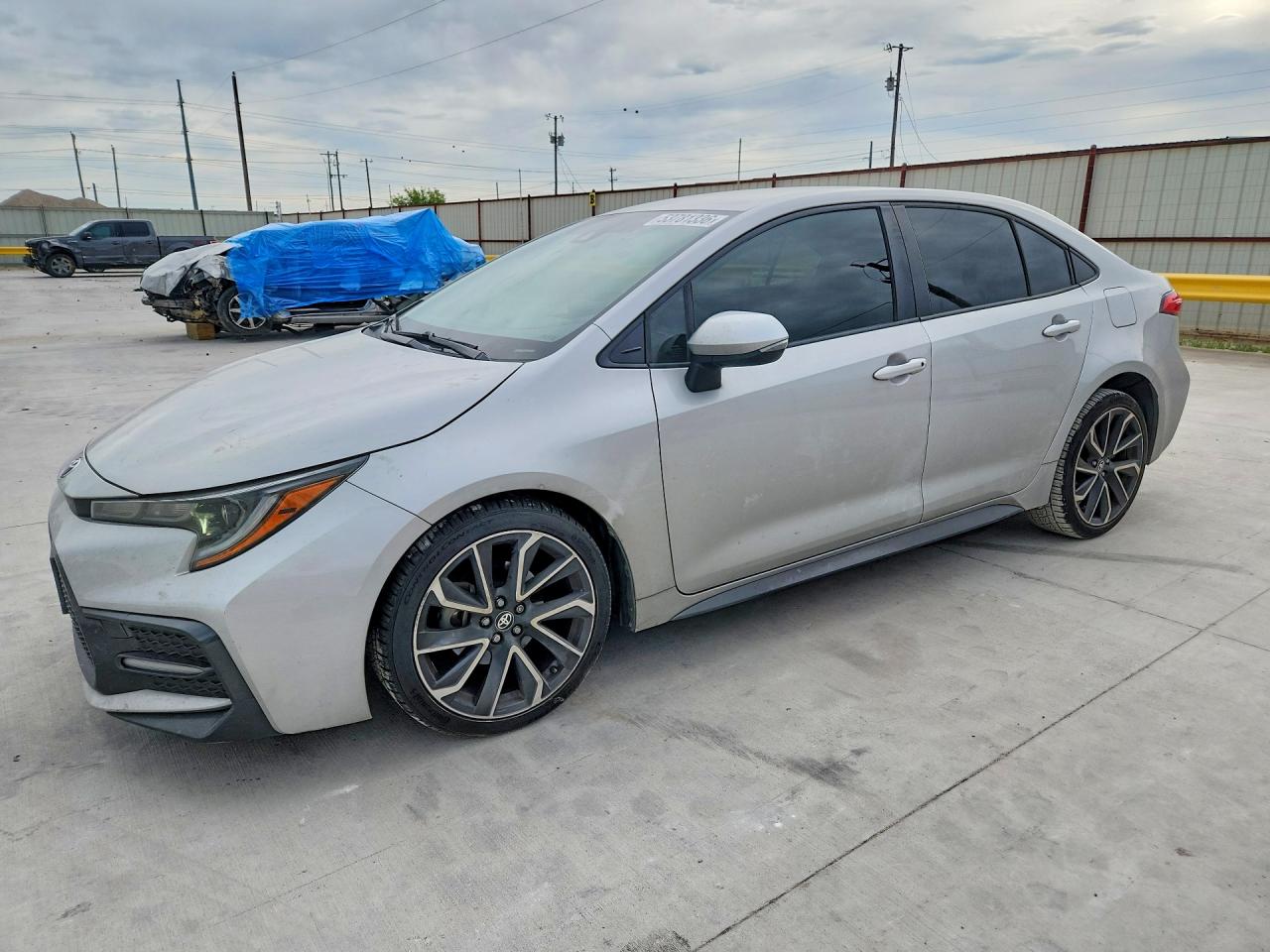 2021 TOYOTA COROLLA SE — UNDERCARRIAGE damage — photo 1