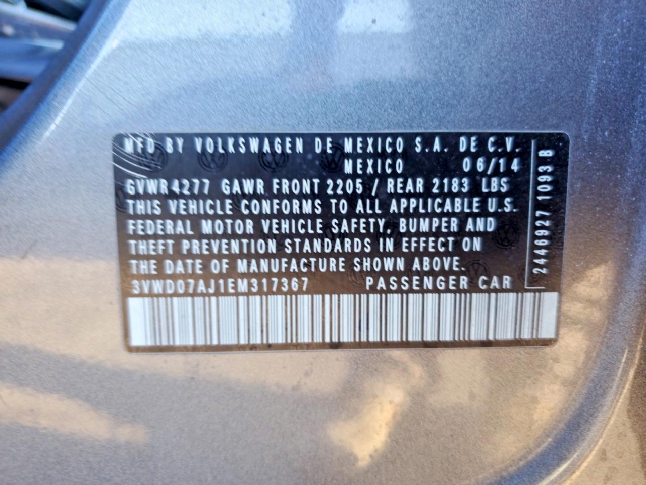 2014 VOLKSWAGEN JETTA SE photo 34