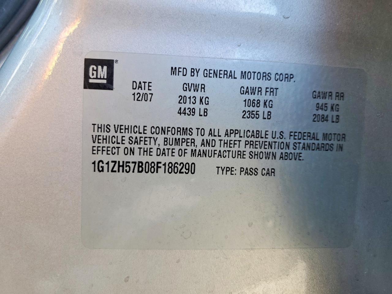 2008 CHEVROLET MALIBU 1LT photo 23