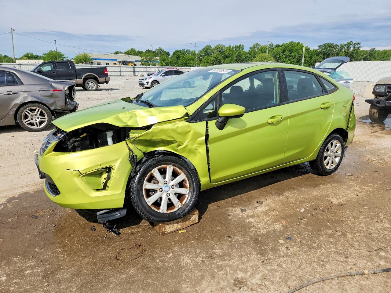 2011 FORD FIESTA SE — SIDE damage — photo 1