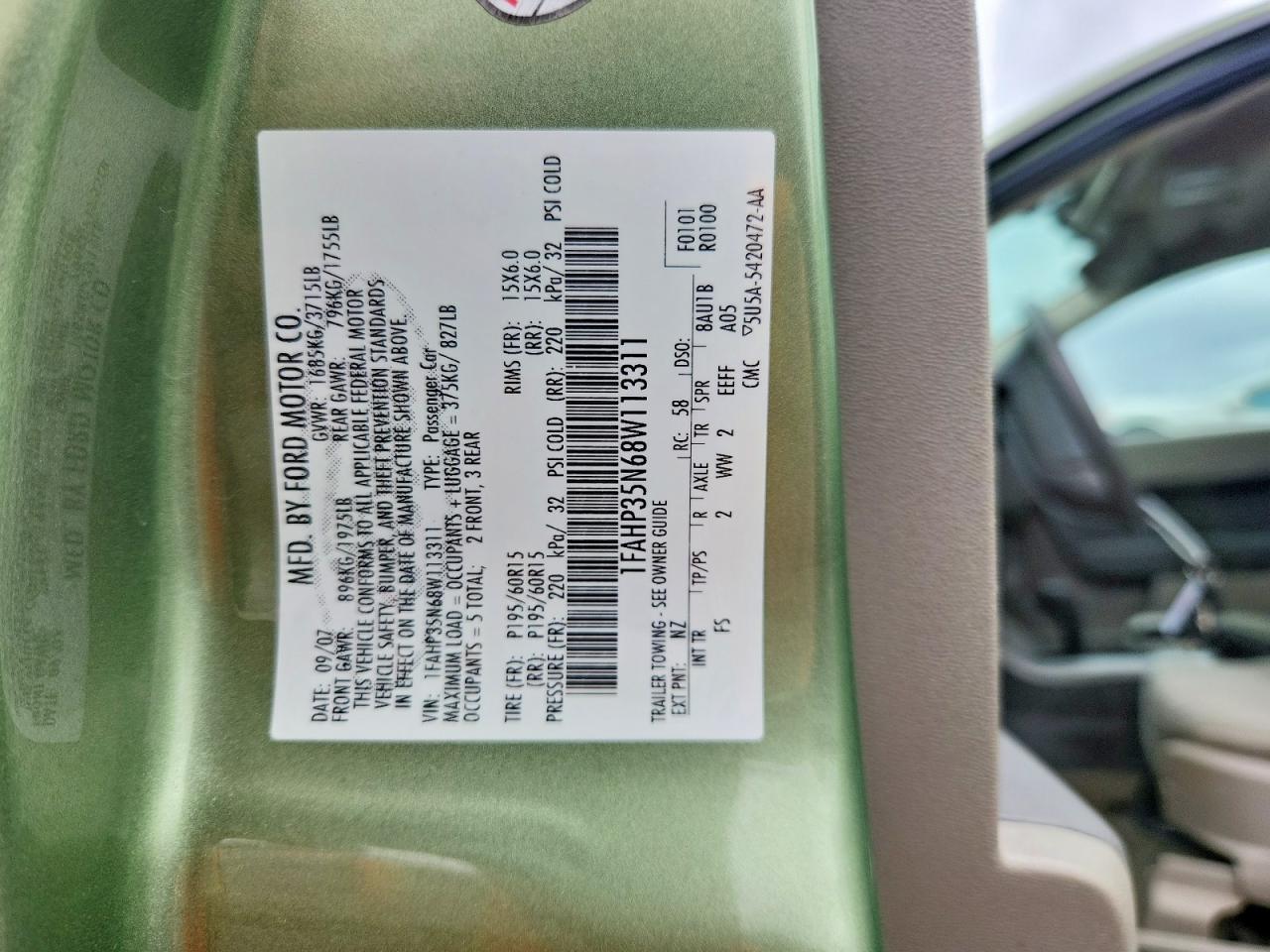 2008 FORD FOCUS SE photo 23