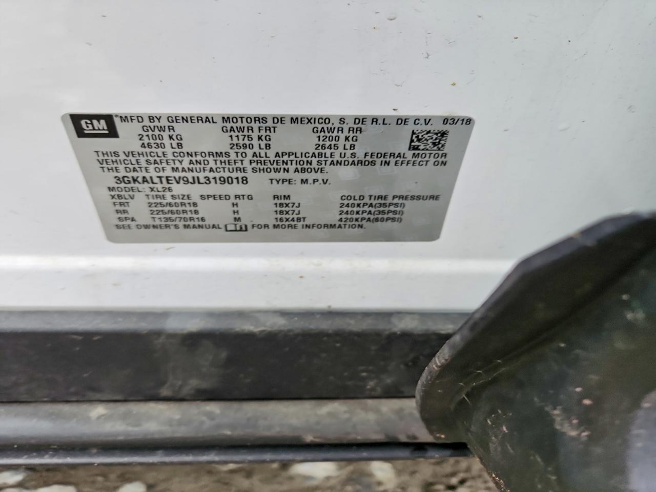 2018 GMC TERRAIN SLE photo 27