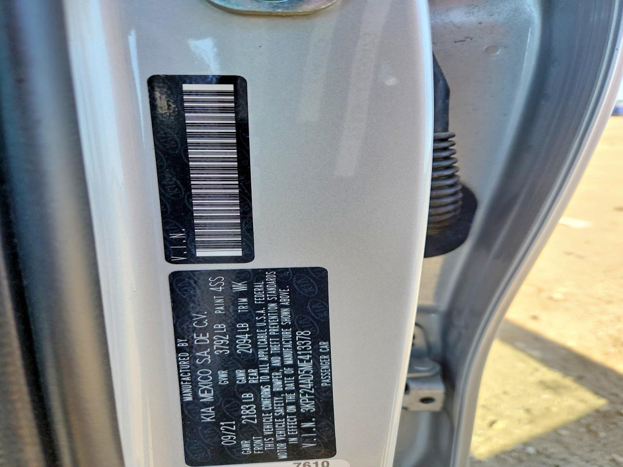 2021 KIA FORTE LXS photo 23