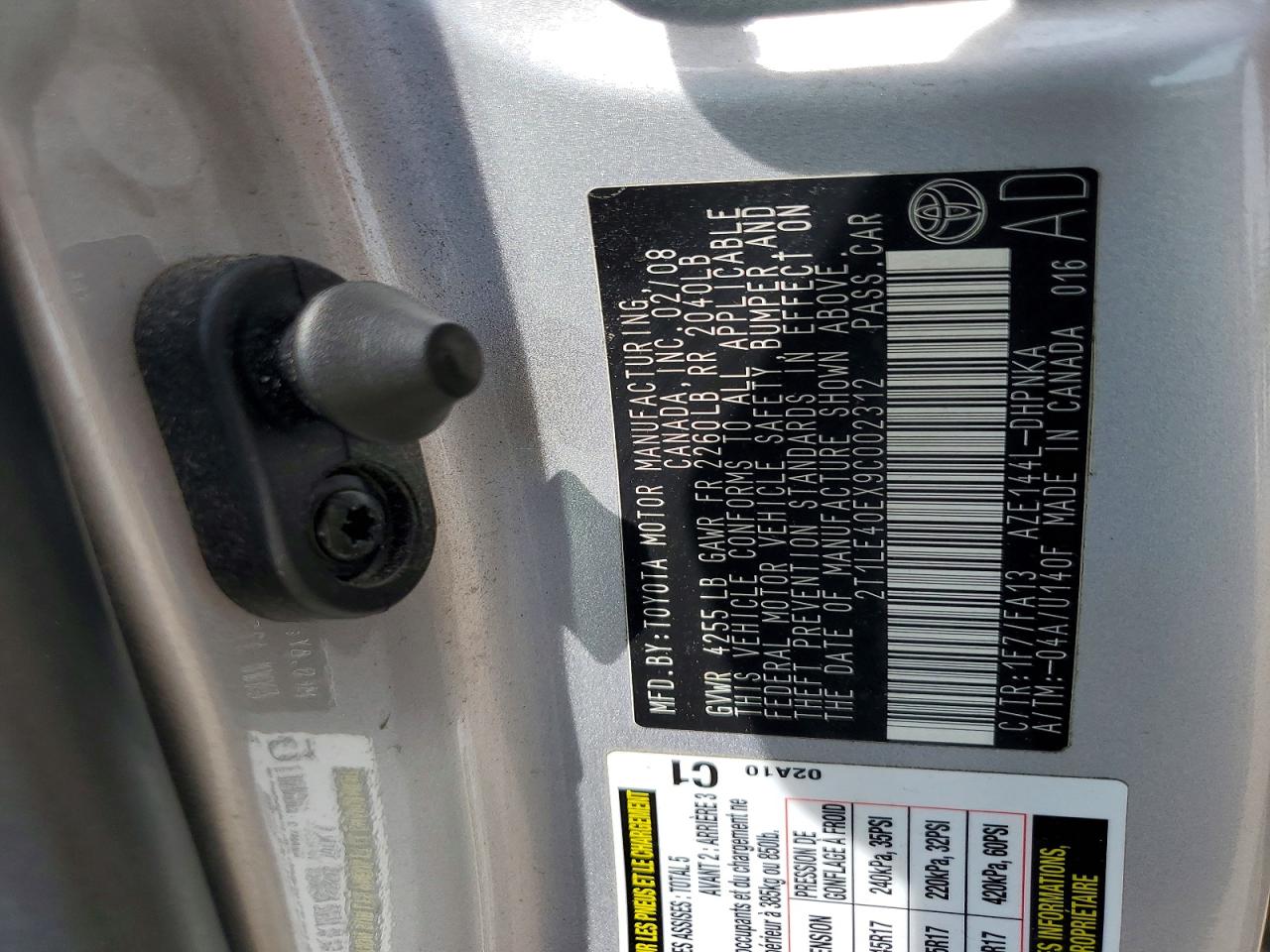 2009 TOYOTA COROLLA MATRIX S photo 23