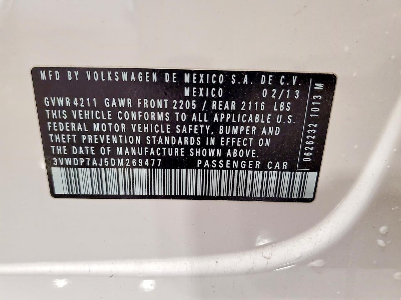 2013 VOLKSWAGEN JETTA SE photo 23